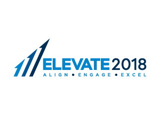 Elevate 2018 logo design by spiritz