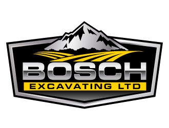 Bosch Excavating Ltd logo design by jaize