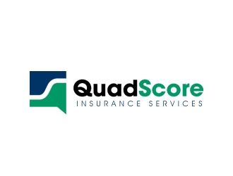 QuadScore Insurance Services logo design by Coolwanz