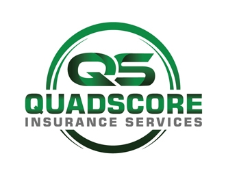 QuadScore Insurance Services logo design by Roma