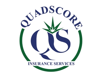 QuadScore Insurance Services logo design by Roma