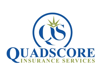 QuadScore Insurance Services logo design by Roma