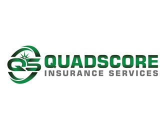 QuadScore Insurance Services logo design by Roma