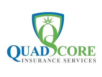 QuadScore Insurance Services logo design by Roma