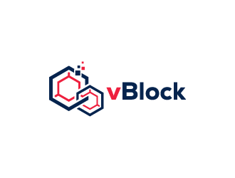 vBlock logo design by pencilhand