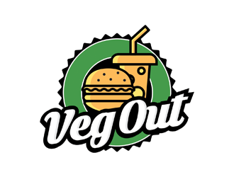 Veg Out  logo design by logolady