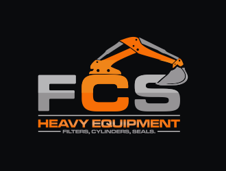 FCS Heavy Equipment logo design by Mahrein