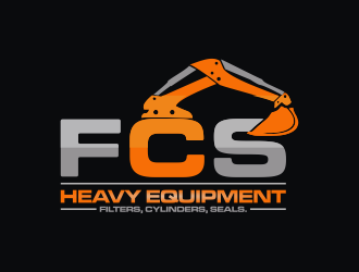 FCS Heavy Equipment logo design by Mahrein