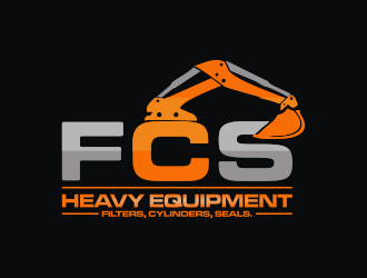 FCS Heavy Equipment logo design by Mahrein