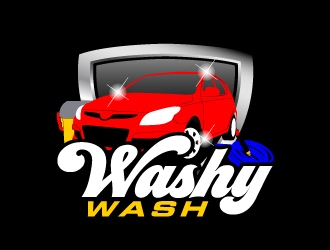 Washy wash logo design by karjen