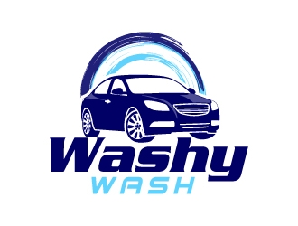Washy wash logo design by karjen