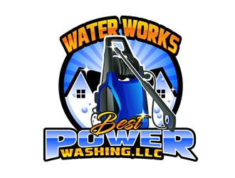 Water Works Best Power Washing, LLC logo design by DreamLogoDesign