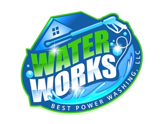 Water Works Best Power Washing, LLC logo design by DreamLogoDesign