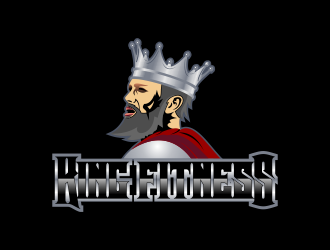 king fitness  logo design by Kruger