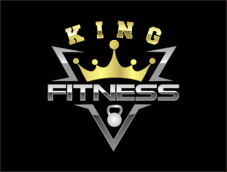 king fitness  logo design by bosbejo