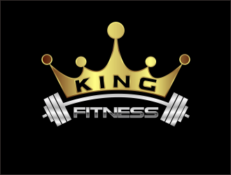 king fitness  logo design by bosbejo