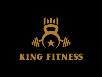 king fitness  logo design by cikiyunn
