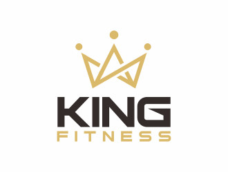 king fitness  logo design by huma