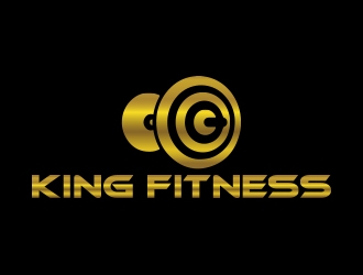 king fitness  logo design by sarfaraz