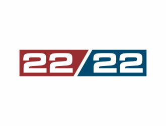 22 in 22 or 22km in 22 days or 22/22 logo design by hopee