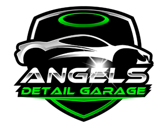 Angels detail garage  logo design by chuckiey