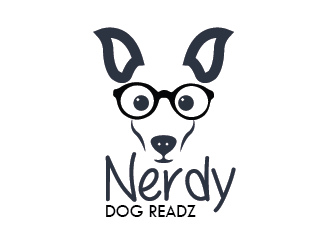 Nerdy Dog Readz logo design by czars