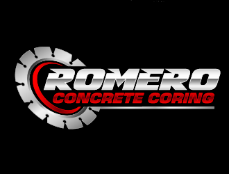 Romero concrete coring logo design by THOR_