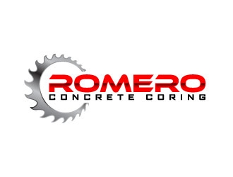 Romero concrete coring logo design by daywalker