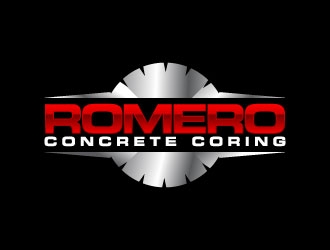 Romero concrete coring logo design by J0s3Ph