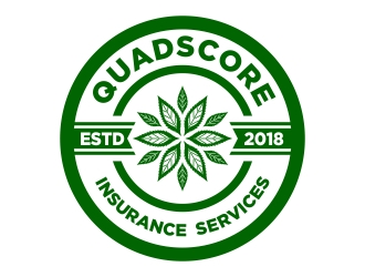 QuadScore Insurance Services logo design by cikiyunn