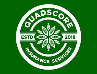 QuadScore Insurance Services logo design by cikiyunn