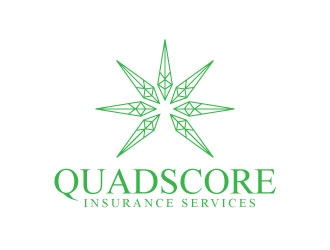 QuadScore Insurance Services logo design by sanu