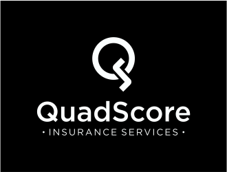 QuadScore Insurance Services logo design by FloVal