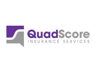 QuadScore Insurance Services logo design by Coolwanz