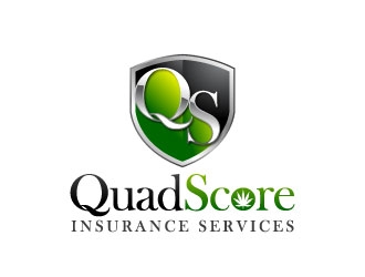 QuadScore Insurance Services logo design by J0s3Ph