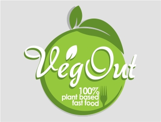 Veg Out  logo design by nikkiblue