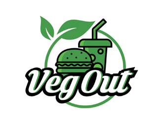 Veg Out  logo design by logolady