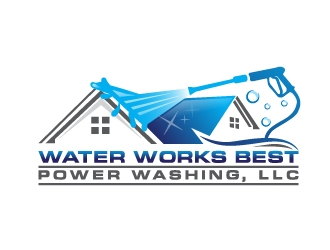 Water Works Best Power Washing, LLC logo design by jenyl
