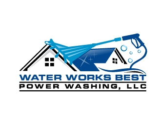 Water Works Best Power Washing, LLC logo design by jenyl