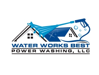 Water Works Best Power Washing, LLC logo design by jenyl