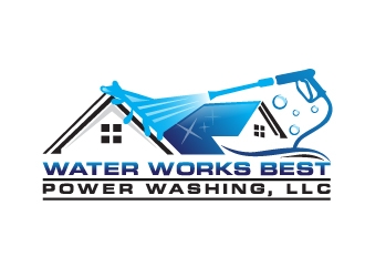 Water Works Best Power Washing, LLC logo design by jenyl