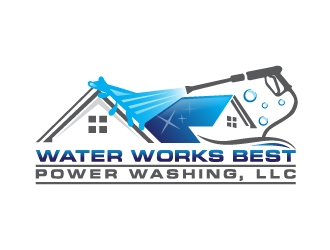 Water Works Best Power Washing, LLC logo design by jenyl