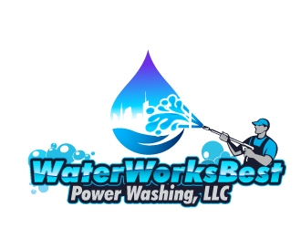 Water Works Best Power Washing, LLC logo design by tec343