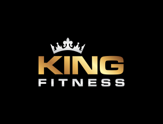 king fitness  logo design by RIANW