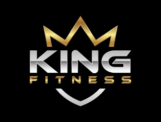 king fitness  logo design by labo