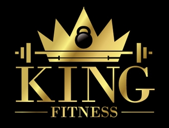 king fitness  logo design by logoguy