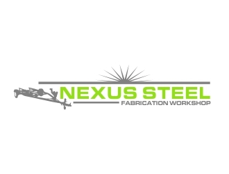 Nexus steel fabrication workshop logo design by mckris