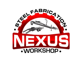 Nexus steel fabrication workshop logo design by DreamLogoDesign