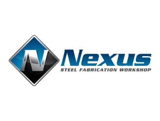 Nexus steel fabrication workshop logo design by J0s3Ph