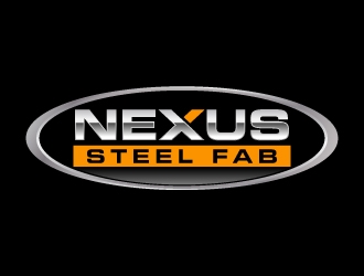Nexus steel fabrication workshop logo design by jaize